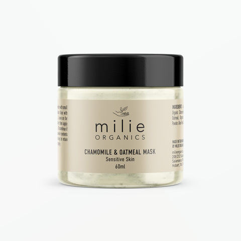 Chamomile and oatmeal Face Mask Front