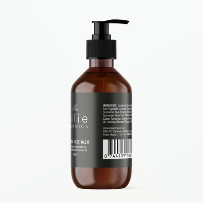 Charcoal Face Wash With Southern Rosalina ingredients