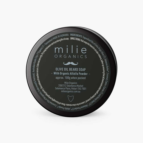 Natural Olive Oil Beard soap shaving alfalpha extract