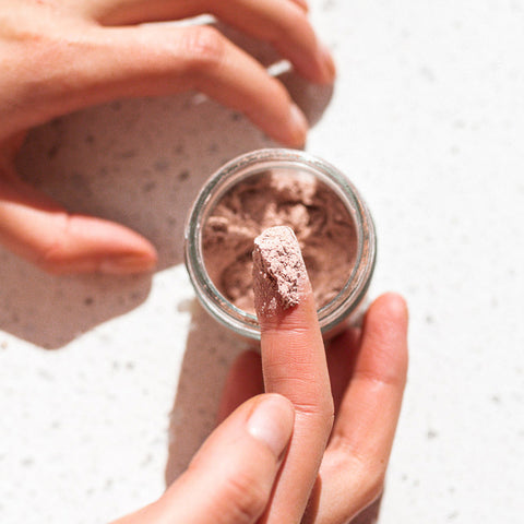 Pink Clay Face Mask Powder