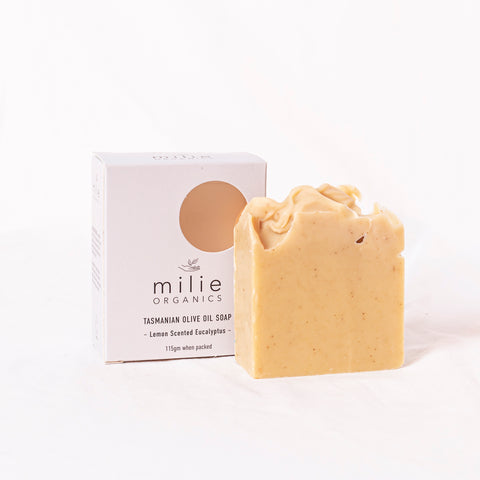 Lemon Scented Eucalyptus Olive Oil Soap