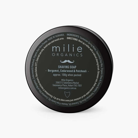 Olive Oil Beard shaving soap Bergamot