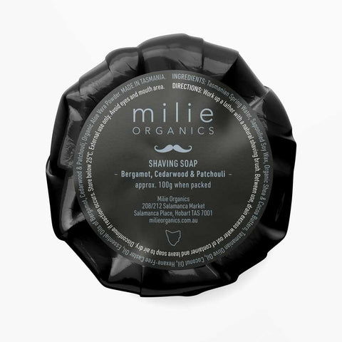 Organic Shaving Soap Bergamot Patchouli Cedarwood Refill