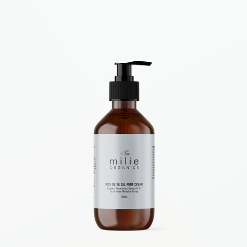 Organic hemp foot cream front